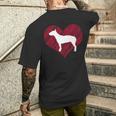 For Bulldog Terrier Dog Lover Owner ParentMen's T-shirt Back Print Gifts for Him