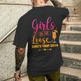 Girls On The Loose Tie Dye Girls Weekend Trip 2024 Men's T-shirt Back Print Gifts for Him