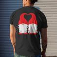 Gnomes Valentine's Day Couple Matching Gnomes Valentines Mens Back Print T-shirt Gifts for Him