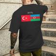 Göktürk Bozkurt Göktürkler Türkiye Azerbaijan Turkey T-Shirt mit Rückendruck Geschenke für Ihn