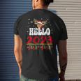 Goodbye 2022 Hello 2023 Happy New Year Christmas Xmas Groovy Mens Back Print T-shirt Gifts for Him