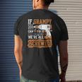 If Grampy Can't Fix It We're All Screwed Father's Day Mens Back Print T-shirt Gifts for Him