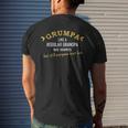 Grandpa Grumpa Mens Back Print T-shirt Gifts for Him