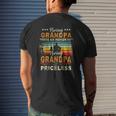 Being Grandpa Is An Honor Being Grandpa Is Priceless Raglan Baseball Tee Mens Back Print T-shirt Gifts for Him