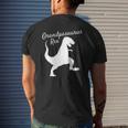 Grandpasaurus Rex Dinosaurrex Mens Back Print T-shirt Gifts for Him