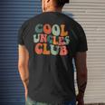 Groovy Cool Uncles Club New Uncle Men Men's T-shirt Back Print Gifts for Him