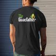 The Guacfather Happy Father's Day Avocado Lover Vegan Mens Back Print T-shirt Gifts for Him