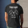 This Guy Is 21 Years Old 21St Birthday Men's T-shirt Back Print Gifts for Him