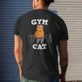 Gym Cat Fitness Deadlift Weights Exercise Kitten Idea Mens Back Print T-shirt Gifts for Him