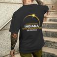 Hagerstown Indiana Total Solar Eclipse 2024 Men's T-shirt Back Print Gifts for Him