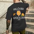 Hallöchen Aperölchen Spritz Party Carnival T-Shirt mit Rückendruck Geschenke für Ihn