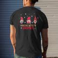 Hanging With My Gnomies Christmas Cute Gnomes Ugly Mens Back Print T-shirt Gifts for Him
