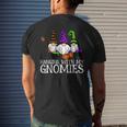 Hanging With My Gnomies Garden Gnome Halloween Mens Back Print T-shirt Gifts for Him