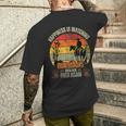 Happiness Is Watching Gun-Smoke Over And Vintage Cowboys Men's T-shirt Back Print Gifts for Him