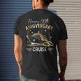 Happy 50Th Anniversary Cruise Wedding Matching Men's T-shirt Back Print Gifts for Him