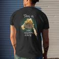 This Is My Happy Face Bearded Dragon Reptile Mens Back Print T-shirt Gifts for Him