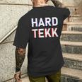 Hardtekk Hard Techno Tekk T-Shirt mit Rückendruck Geschenke für Ihn