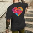 I Heart Love Slade First Name Colorful Named Men's T-shirt Back Print Gifts for Him