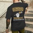 Heizungsbauer Herden Der Ingenieure Heater Building T-Shirt mit Rückendruck Geschenke für Ihn