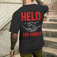 Held Der Arbeit Ossi Idea East Germany T-Shirt mit Rückendruck Geschenke für Ihn