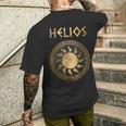 Helios Greek Sun God Antique Symbol T-Shirt mit Rückendruck Geschenke für Ihn