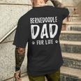 Herren Bernedoodle Dad Fur Life Lustig Hund Papa Geschenk T-Shirt mit Rückendruck Geschenke für Ihn