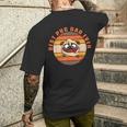 Herren Bester Mops Papa Aller Zeiten Sunset Hundelieb T-Shirt mit Rückendruck Geschenke für Ihn