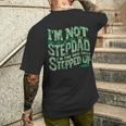 Herren Stepdad Stiefvater Papa Inspirierendes Zitatater Tochter T-Shirt mit Rückendruck Geschenke für Ihn