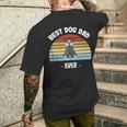 Herren Zwergschnauzer Papa Geschenk T-Shirt mit Rückendruck Geschenke für Ihn