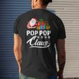Holiday 365 The Christmas Pop Pop Claus Grandpa Mens Back Print T-shirt Gifts for Him
