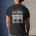 Hombre Camiseta Apellido Rodriguez Last Name Rodriguez Mens Back Print T-shirt Gifts for Him