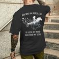 Horse For Women Into The Forest I Go Horse Riding Men's T-shirt Back Print Gifts for Him