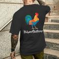 Hühner Flüsterer Lustiges Landwirt Bauer Huhn Hahn Kinder T-Shirt mit Rückendruck Geschenke für Ihn