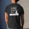 Hunter Dad Hunts Deer With Kids Sons Daughter From Kids Mens Back Print T-shirt Gifts for Him