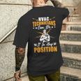 Hvac Technician Can Do It Any Position Mens Hvac Tech Men's T-shirt Back Print Gifts for Him