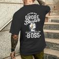 Ich Bin Großbruder Boss Bald Groser Bro Grosser Penguin T-Shirt mit Rückendruck Geschenke für Ihn