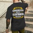Ich Bin Kein Klugscheisser Electricians Geselle Electronics I T-Shirt mit Rückendruck Geschenke für Ihn