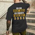 Ich Bin Nicht Dick Ich Erwartte Bierlings I'm Not Dick I T-Shirt mit Rückendruck Geschenke für Ihn