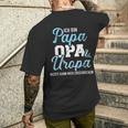 Ich Bin Papa Opa Und Uropa Nichts Kann Mich Erschrecken T-Shirt mit Rückendruck Geschenke für Ihn