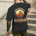 Ich Gehe Achterbahn Fahren Rollercoaster Amusement Park Black T-Shirt mit Rückendruck Geschenke für Ihn