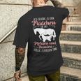 Ich Gehöre zu den Mädchen: Pferdereiten & Hunde Kurzärmliges Herren-T-Kurzärmliges Herren-T-Shirt Geschenke für Ihn