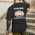 Ich Hasse Menschen Ich Mag Bäume Misanthrop Menschenhasser T-Shirt mit Rückendruck Geschenke für Ihn