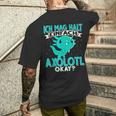 Ich Mag Halt Einfach Axolotl T-Shirt mit Rückendruck Geschenke für Ihn