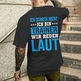 Ich Schreie Nicht Ich Bin Trainer Handball Club Co-Trainer T-Shirt mit Rückendruck Geschenke für Ihn