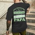 Ichersuche Mich Zu Benehmen Ich Komme Nach Papa T-Shirt mit Rückendruck Geschenke für Ihn