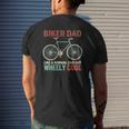 I'm Biker Dad Father's Day Wheely Cooler Bicycle Bike Cycling Mens Back Print T-shirt Gifts for Him
