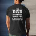 I'm A Dad And Bonus Dad What Is Your Superpower Father Mens Back Print T-shirt Gifts for Him