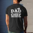 I'm A Dad And A Chef Father's Day Mens Back Print T-shirt Gifts for Him