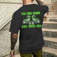 I'm This Many Dirt Bikes 2 Year Old 2Nd Birthday Motocross Men's T-shirt Back Print Gifts for Him