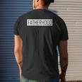 I'm A Fatherhood Father's Day Mens Back Print T-shirt Gifts for Him